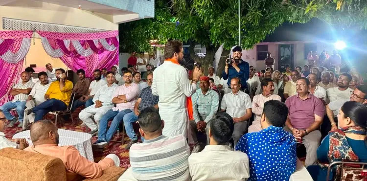 Anurag Thakur Leads BJP Outreach in Una on Modi Govt's 12th Year