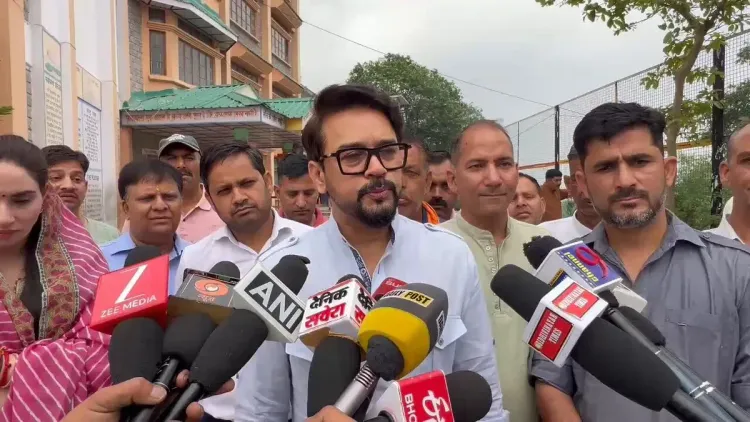 Anurag Thakur Says HP Poll Results Against Congress Govt