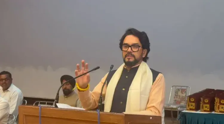 Anurag Thakur targets Congress over 'borrow and bail out friends' policy
