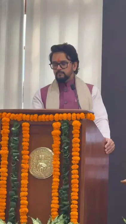 Anurag Thakur targets 'intellectual Naxals' at Delhi University