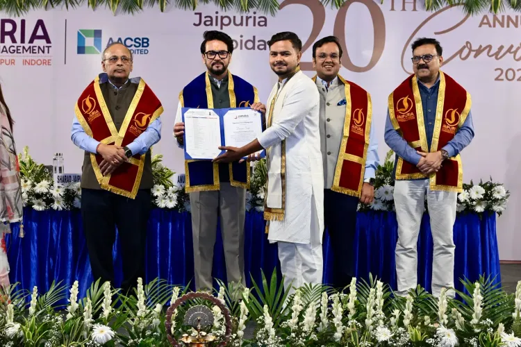 Anurag Thakur urges Jaipuria graduates: lead with ethics