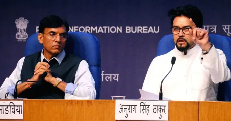 Anurag Thakur Wishes Mansukh Mandaviya on Birthday