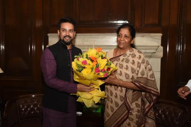 Anurag Thakur wishes Nirmala Sitharaman on birthday