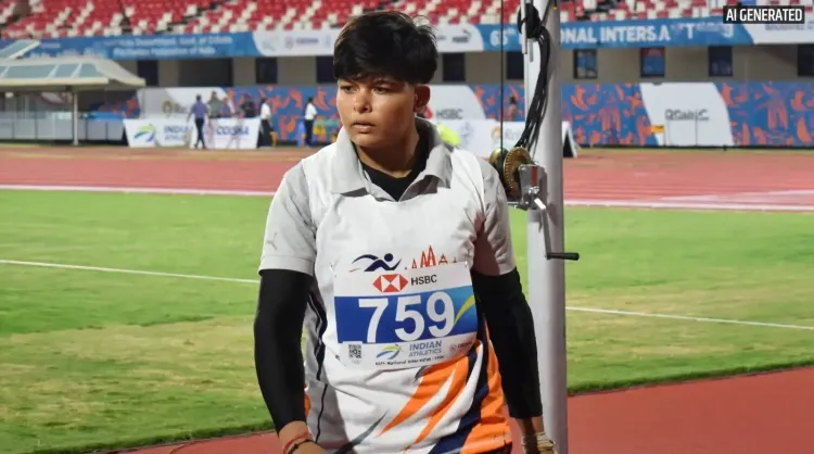 अनुष्का यादव ने 66.53 मीटर के थ्रो से तोड़ा हैमर थ्रो मीट रिकॉर्ड, बारानिका ने जीता पोल वॉल्ट गोल्ड