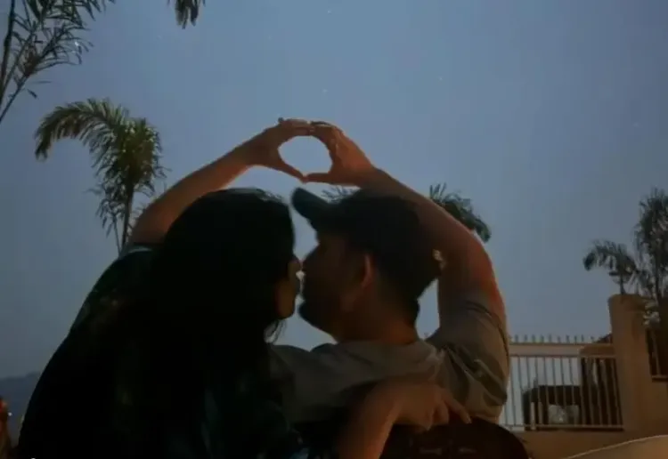 Romantic Moments: Arjun Bijlani and Neha Swami Share a Kiss in Their New Dream Home