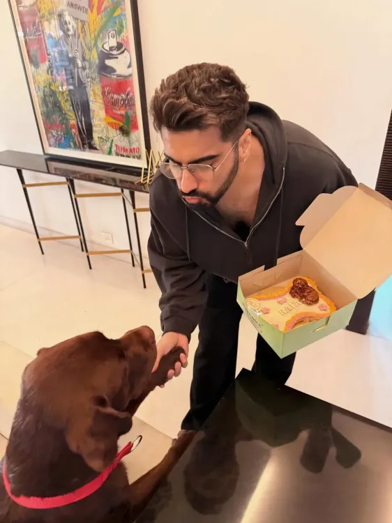 Arjun Kapoor celebrates pet dog Rafa's birthday: 'Turned my house into a home'
