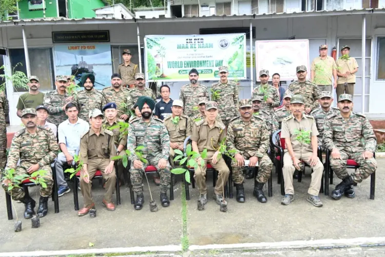 Indian Army, CAPFs mark World Environment Day with green drives across Northeast