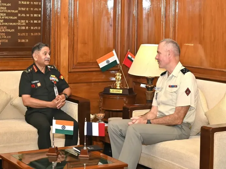 Did Army Chief Upendra Dwivedi Meet French General Pierre Schill?