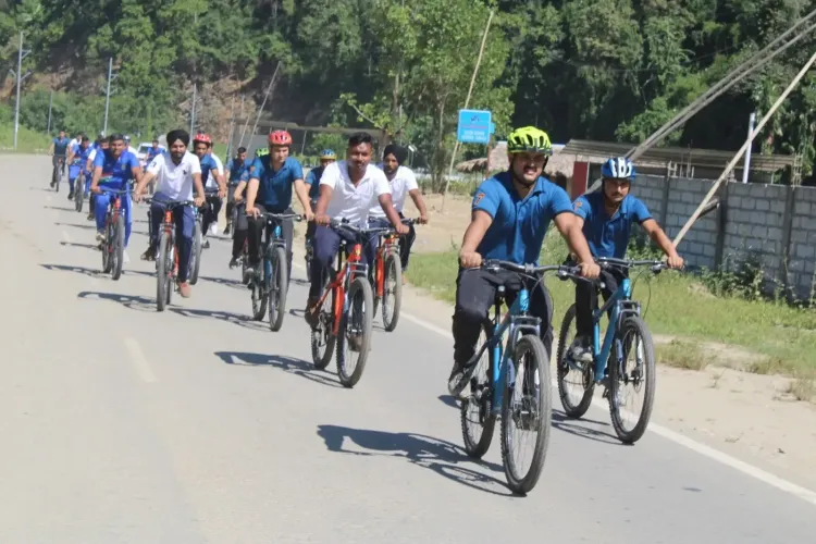 Did the Army and ITBP Organize a Cycle Rally to Promote the ‘Fit India’ Initiative?