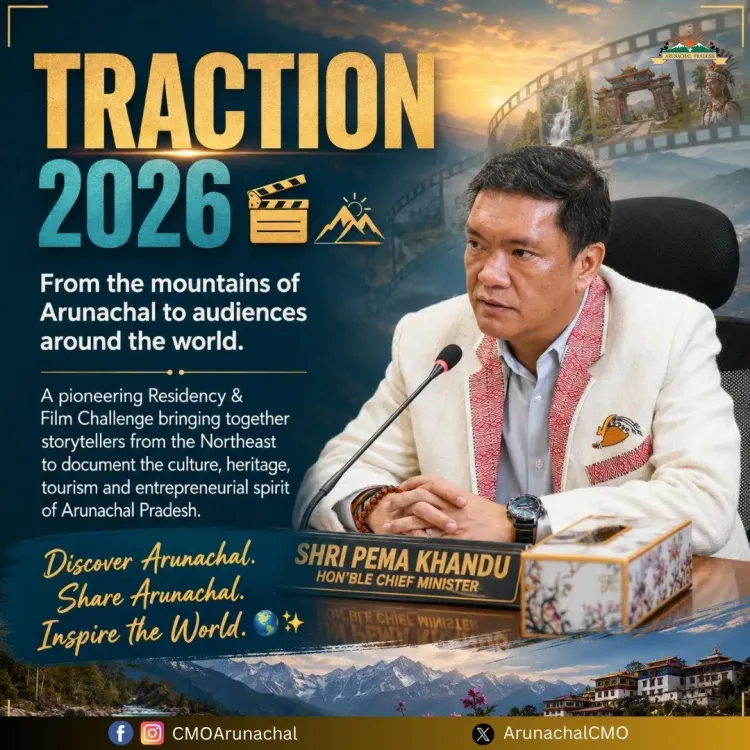 Arunachal CMO launches TRACTION 2026 film residency