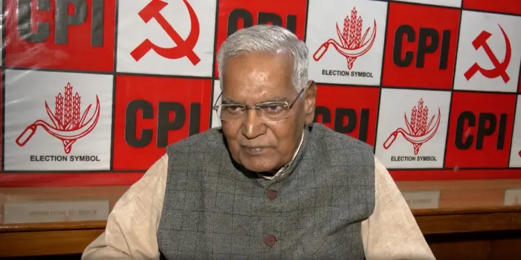 अरुणाचल में चीनी गतिविधियों पर सीपीआई महासचिव डी. राजा की चेतावनी: कूटनीति और संवाद से हल निकालें