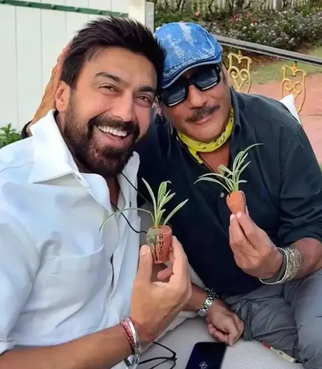 Ashish Chowdhry Enjoys a Meaningful Day with Jackie Shroff, Emphasizing Nature's Importance