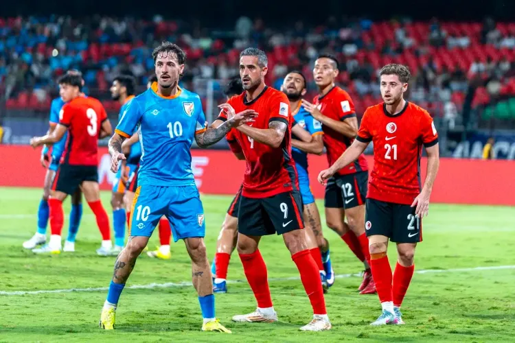 India Clinches Victory Over Hong Kong in Asian Cup Qualifiers Finale