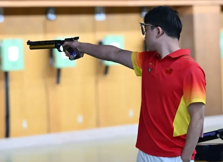 Asian Games 2026: China overcome 11-point deficit to snatch men's 10m air pistol team gold
