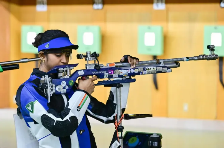 Elavenil Valarivan wins silver in 10m air rifle final at Asian Games 2026