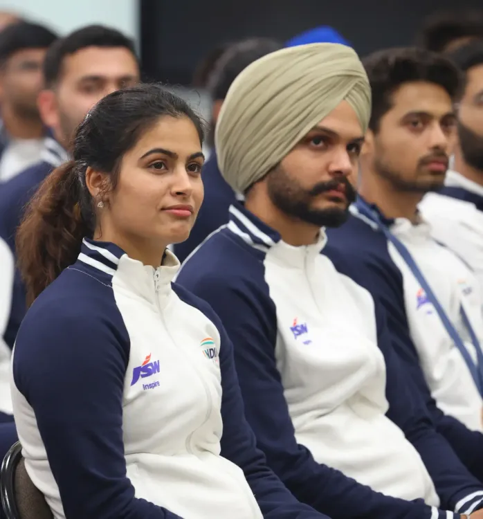 Manu Bhaker emotional as flag-bearer at Asian Games: 'I missed Jaspal Rana sir a lot'