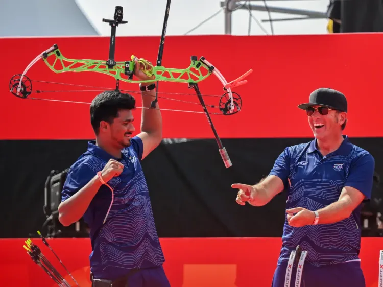 India beat China 238-237 in Asian Games men's compound team archery gold
