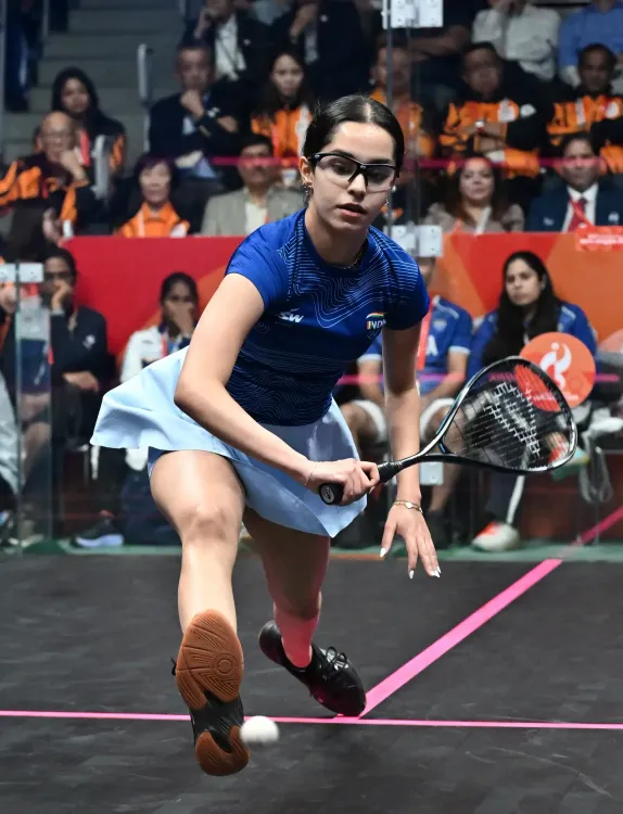 Anahat Singh wins Asian Games silver in squash, loses final 4-11, 4-11, 7-11 to Sivasangari