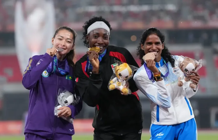 Asian Games 2026: Vithya breaks 42-year PT Usha record, India wins 7 medals in track and field