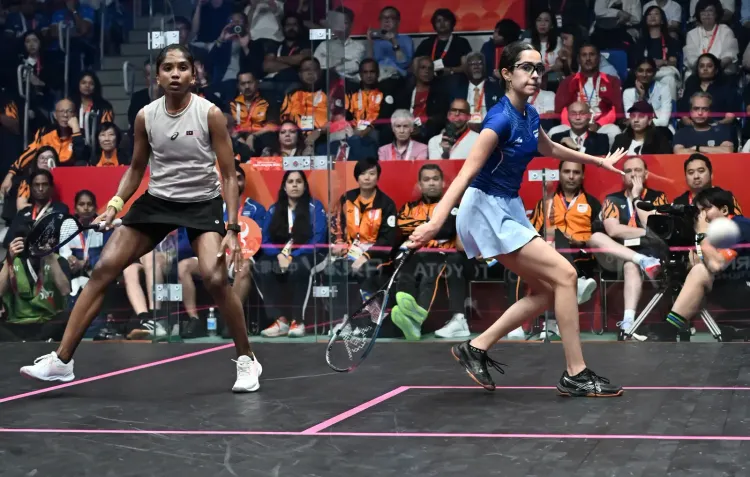एशियन गेम्स स्क्वैश: अनाहत सिंह ने विमेंस सिल्वर जीतकर रचा इतिहास, फाइनल में मलेशिया से हारीं