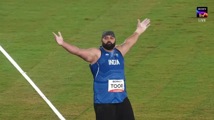 Asian Games 2026: Tajinderpal Singh Toor wins silver as Iran's Tayebi sets Games record in shot put