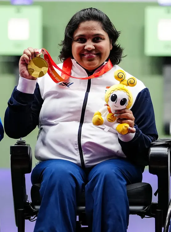 Mona Agarwal wins second Asian Para Games gold, sets world record in 50m Rifle 3P SH1