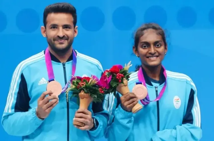 एशियन पैरा गेम्स 2026: नितेश कुमार और थुलसिमथी ने मिक्स्ड डबल्स बैडमिंटन में सिल्वर जीता