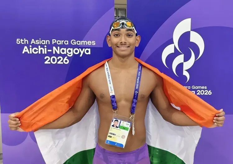 एशियन पैरा गेम्स 2026: हिमांशु नंदल ने 100 मीटर ब्रेस्टस्ट्रोक SB11 में ब्रॉन्ज, रवि कार्तिक ने सिल्वर जीता