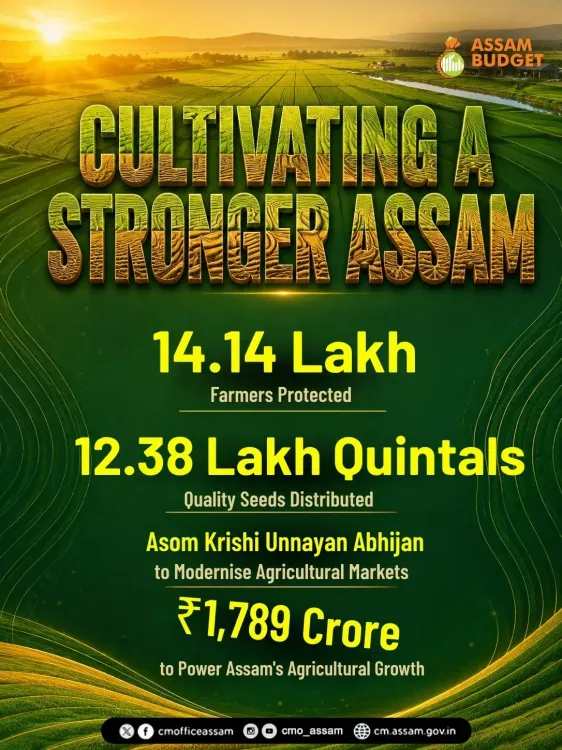 Assam Budget 2026: ₹1,789 Cr Allocated for Agriculture