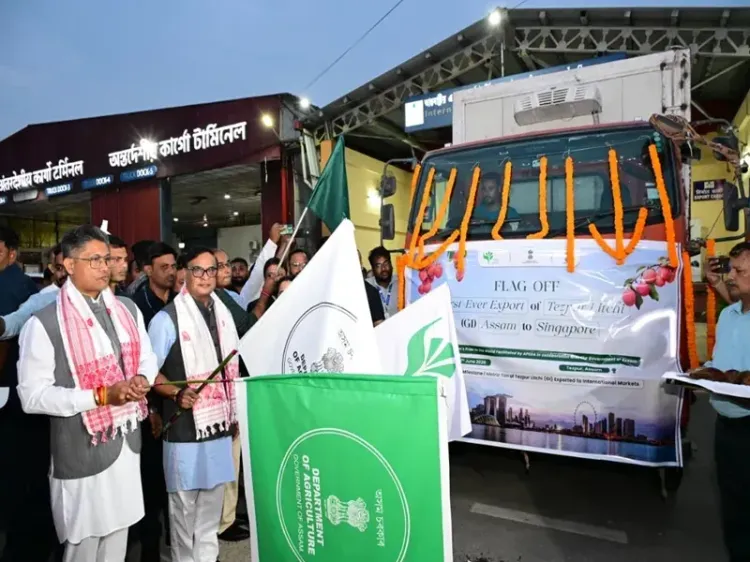 Tezpur litchis hit Singapore: Assam CM flags off GI-tagged export