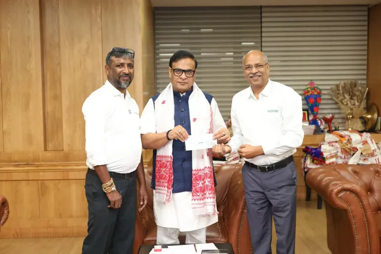 Assam CM Himanta acknowledges Rs 11 lakh donation to Relief Fund
