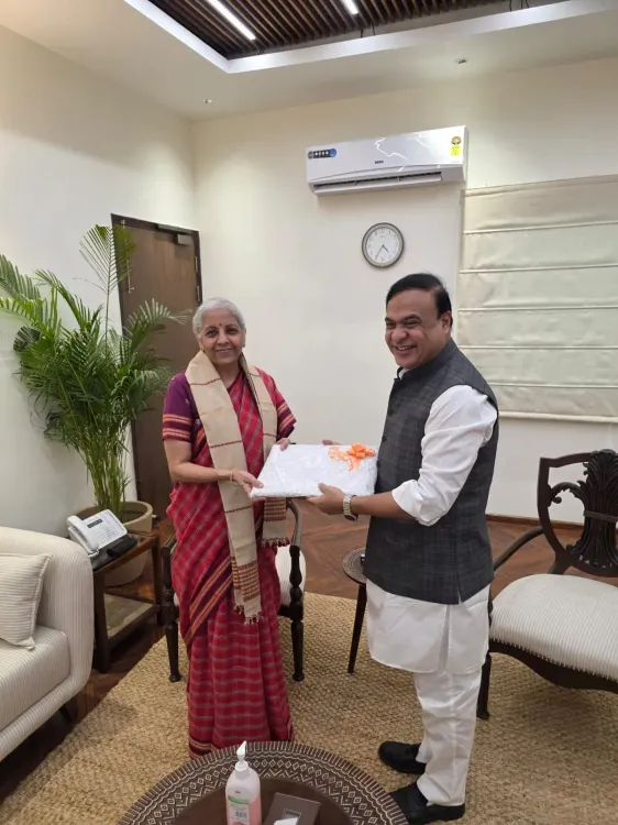 Assam CM Himanta Biswa Sarma Calls on Finance Minister Sitharaman