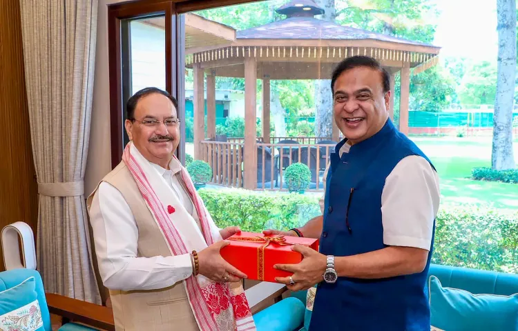 Assam CM Himanta Biswa Sarma meets JP Nadda, VP to push healthcare and growth agenda