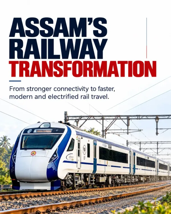Assam CM Office Highlights Railway Modernisation Push