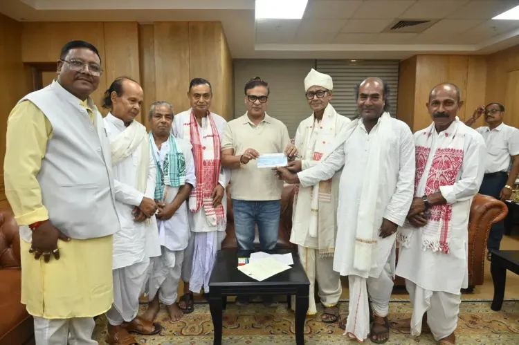 Assam CM Relief Fund gets boost from Satras, Tea body