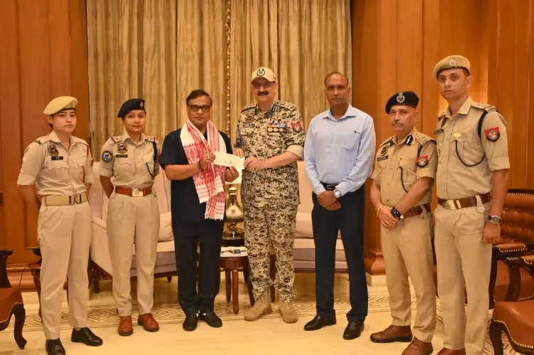 Assam CM thanks Police for ₹5 Crore Relief Fund contribution