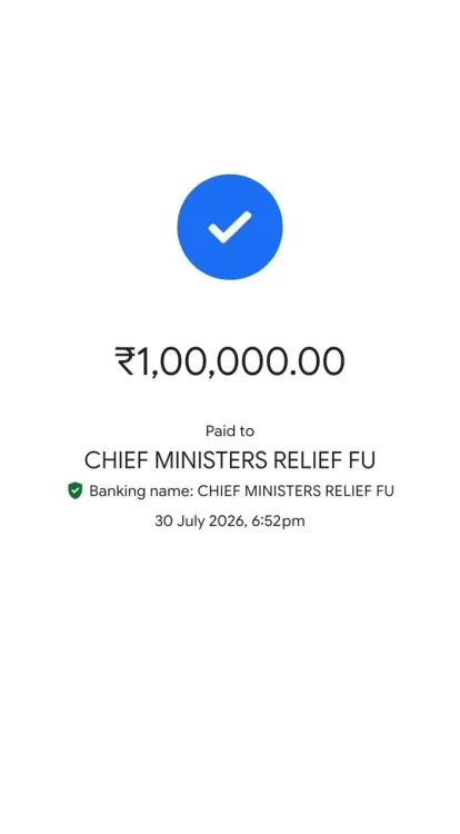 Assam MLA Rupali Langthasa Contributes to CM Relief Fund