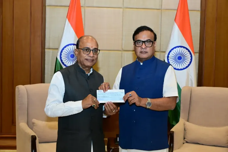 Assam MLA Vijay Gupta donates one month's salary to CMRF