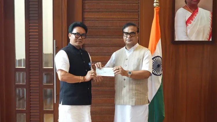 Assam MLAs, Autonomous Council donate to CM Relief Fund