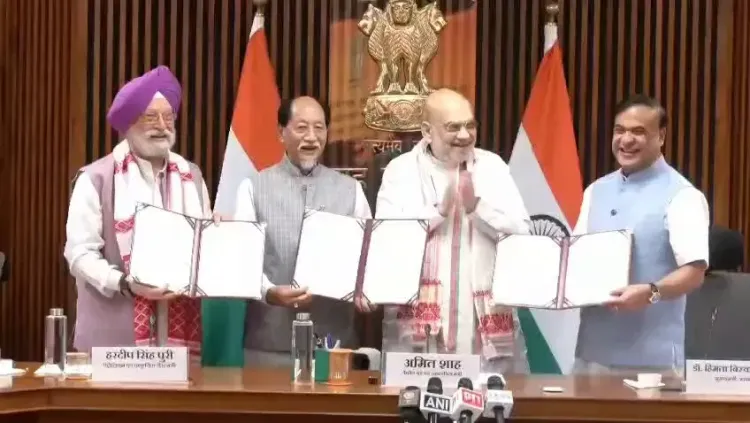 Assam, Nagaland Sign MoU for 1,000 Sq Km Oil Exploration