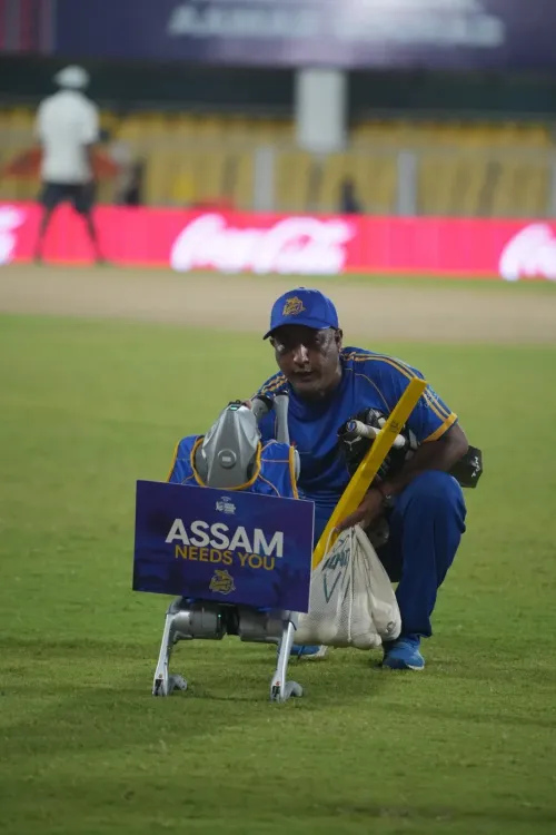 Assam flood relief: RoboDog's 'Assam Needs You' message at APL match goes national