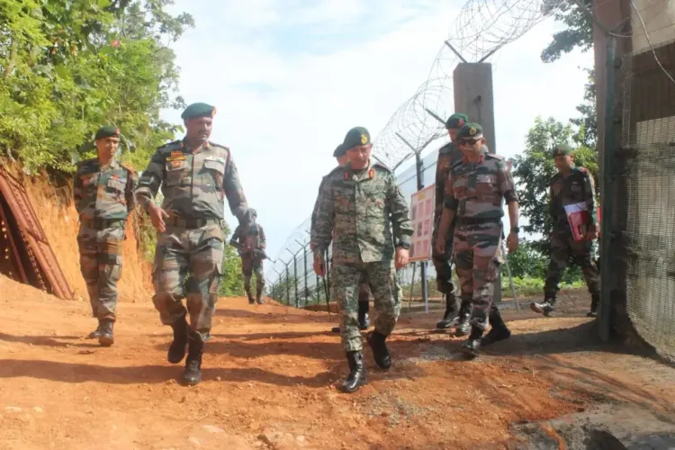 Assam Rifles DG reviews India-Myanmar border fencing in Manipur