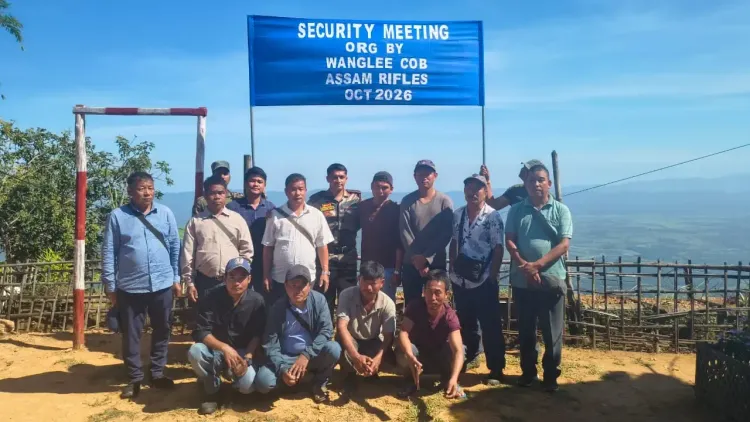 Assam Rifles holds security meet, removes hazardous trees in Manipur