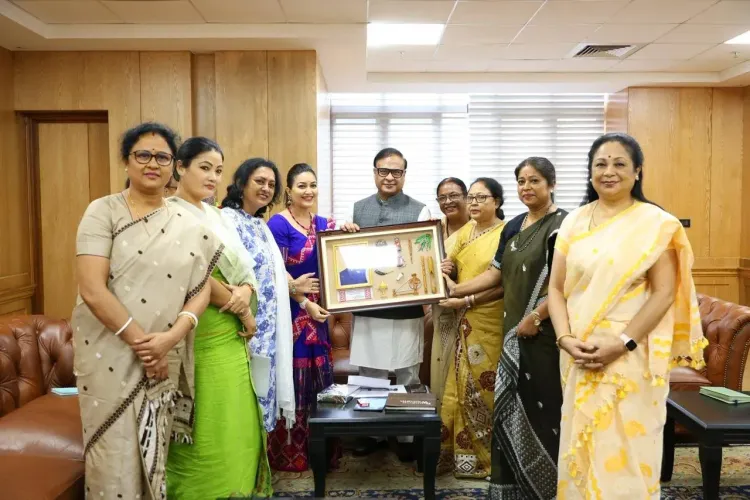 Assam Women's Commission Delegation Meets CM Himanta