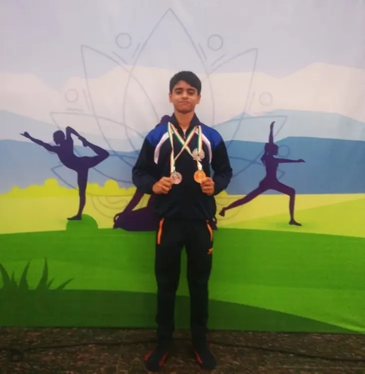 Assam's Adrit Kashyap wins Gold at 1st World Yogasana Championship