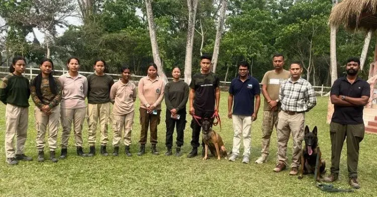 Assam's K9 Sniffer Dogs Bolster Rhino Protection Drive