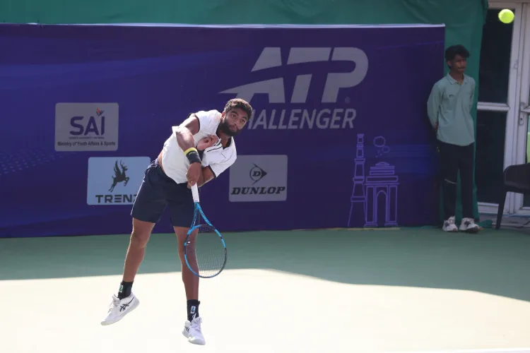 How Did M Sureshkumar Shine on Day 1 of the ATP Delhi Open?