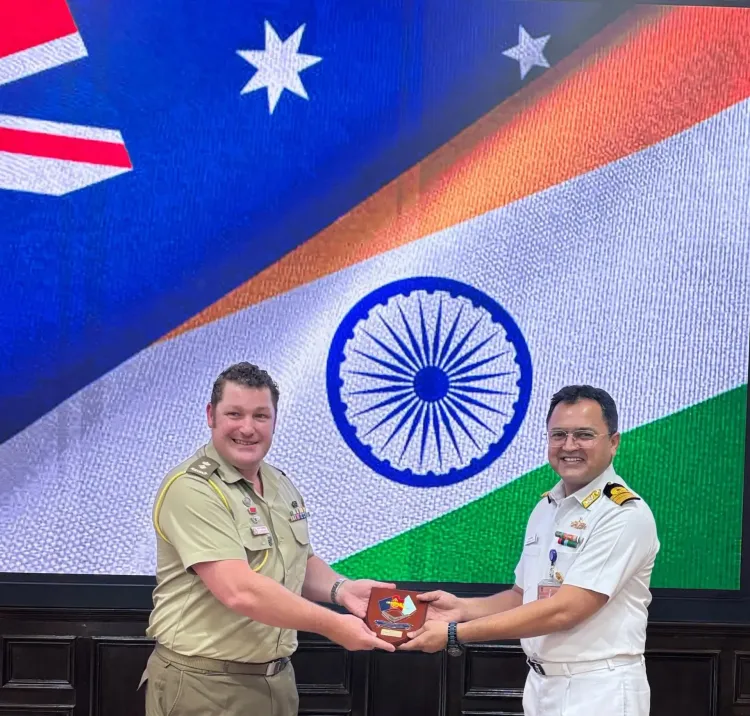 How is the Australian Command and Staff College Team Enhancing Defence Understanding in India?