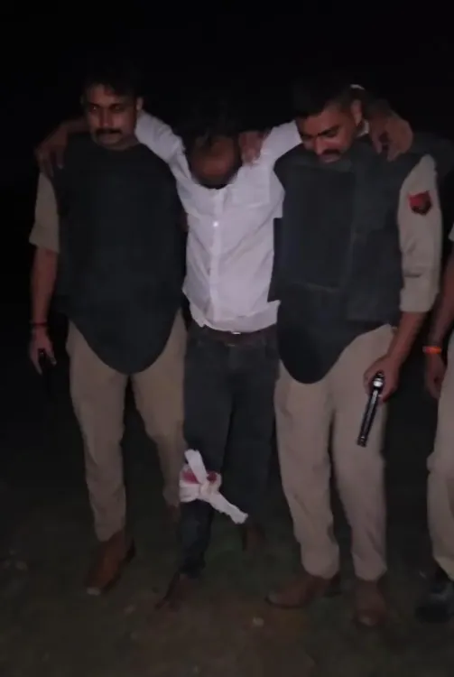 आजमगढ़ शादी में हत्या: मुठभेड़ के बाद 24 घंटे में मुख्य आरोपी गिरफ्तार, पैर में लगी गोली