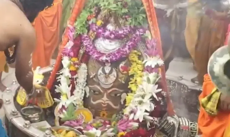महाकालेश्वर उज्जैन: आषाढ़ द्वितीया पर भव्य भस्म आरती, राजा स्वरूप शृंगार में सजे बाबा महाकाल